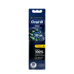 ORAL-B PRO Cross Action Black EB50RX-4 końcówki do szczoteczki elektrycznej ORAL-B 4 sztuki