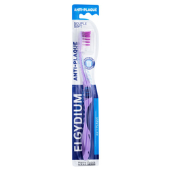 Elgydium Anti-plaque Soft - szczoteczka do zębów z układem włókien w kształcie litery X (miękka)