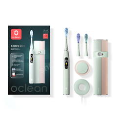 Oclean X Ultra 20 Mint SET Szczoteczka soniczna z 3 końcówkami i etui
