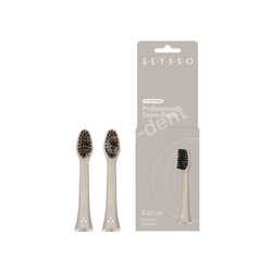 SEYSSO Color Professional Stone Beige końcówki do szczoteczki sonicznej 2 sztuki