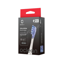 Oclean Ultra White White Firm Końcówki do szczoteczki sonicznej białe 2 sztuki