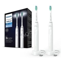 PHILIPS Sonicare Series 3100 White HX3675/13 DWUAPK szczoteczek sonicznych do zębów w kolorze białym