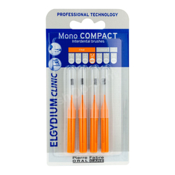 Elgydium Clinic Mono Compact ISO 3 (POMARAŃCZOWE) Fine - szczoteczki międzyzębowe 1,2 mm 4 sztuki
