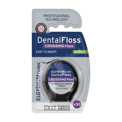 ELGYDIUM Clinic Dentalfloss Crossing Floss Nić do aparatów ortodontycznych i implantów 30 odcinków