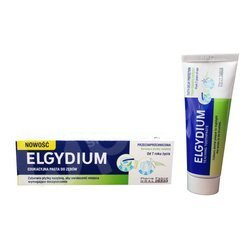 ELGYDIUM edukacyjna pasta do zębów - barwiąca płytkę nazębną przeciwpróchnicowa pasta od 7 roku życia - 50 ml