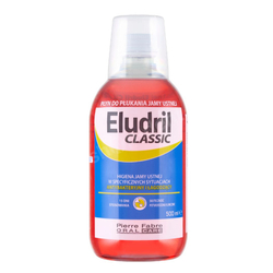 ELUDRIL Classic - Płyn do płukania jamy ustnej z chlorheksydyną 0,10% 500 ml