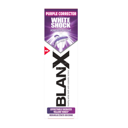 BLANX White Shock Purple Corrector Wybielająca pasta do zębów neutralizująca żółte odcienie 75 ml