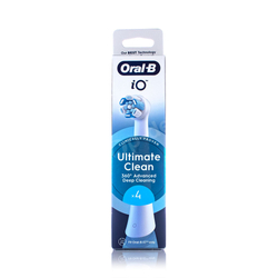 ORAL-B iO Ultimate Clean White CWF-4 końcówki do szczoteczki elektrycznej ORAL-B iO białe 4 sztuki
