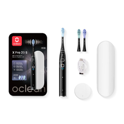 Oclean X PRO 20 Black SET Szczoteczka soniczna z 3 końcówkami i etui