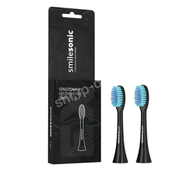 Końcówki Smilesonic SensiTouch Black do szczoteczki sonicznej czarne – 2 sztuki