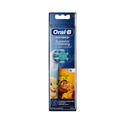 ORAL-B PRO Kids 3+ Lion King Końcówki do szczoteczki elektrycznej dla dzieci 4 sztuki