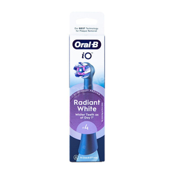 ORAL-B iO Radiant White Black końcówki do szczoteczki elektrycznej ORAL-B iO czarne 4 sztuki