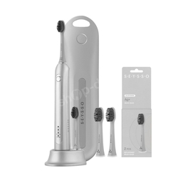 Zestaw SEYSSO Silver Professional Szczoteczka soniczna z etui i 4 końcówkami