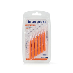 VITIS Interprox Plus Super micro PHD 0,9 Orange Zestaw szczoteczek międzyzębowych 6 sztuk