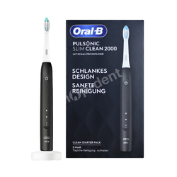 ORAL-B Pulsonic Slim Clean 2000 Black Szczoteczka soniczna w kolorze czarnym