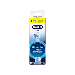 ORAL-B iO Ultimate Clean White CWF-6 końcówki do szczoteczki elektrycznej ORAL-B iO białe 6 sztuk