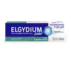 ELGYDIUM Junior pasta dla dzieci 7-12 lat o smaku łagodnej mięty z kompleksem Fluorinol Protect+ 50 ml