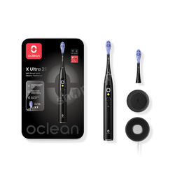 Oclean X Ultra 20 Black Szczoteczka soniczna z 2 końcówkami