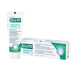 GUM Butler Original White - Wybielająca pasta do zębów z krzemionkowymi mikroperełkami 75ml