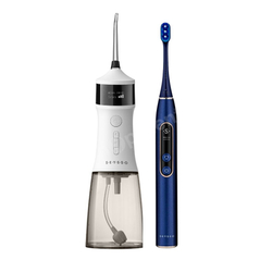 Zestaw SEYSSO Hypertech Infinity szczoteczka soniczna i irygator bezprzewodowy Edge Nova White