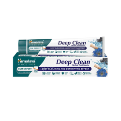 HIMALAYA Gum Expert Deep Clean ziołowa pasta do zębów z węglem kokosowym o działaniu przeciwzapalnym i wybielającym 75 ml