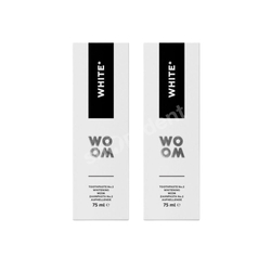 WOOM White+ Zestaw 2 past wybielających 2x75 ml