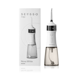 SEYSSO Edge Nova White Irygator do zębów bezprzewodowy z wyświetlaczem biały