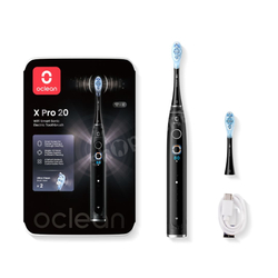 Oclean X PRO 20 Black Szczoteczka soniczna z 2 końcówkami