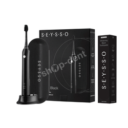 Zestaw SEYSSO Carbon Basic Black szczoteczka soniczna z etui i pasta Carbon Black