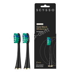 Końcówki SEYSSO Gold Black Whitening SE0302B 2 szt. wybielające do szczoteczki sonicznej