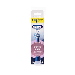 ORAL-B iO Gentle Care Black końcówki do szczoteczki elektrycznej ORAL-B iO czarne 4 sztuki