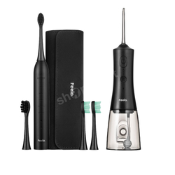 Zestaw Feelo PRO PREMIUM Black szczoteczka soniczna i irygator do zębów