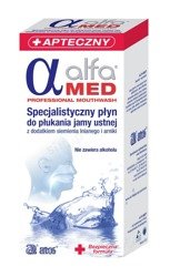 ALFA MED Professional - Specjalistyczny płyn do płukania jamy ustnej dla osób przed, w trakcie i po terapii przeciwnowotworowej 200 ml