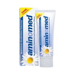 Aminomed rumiankowa pasta do zębów z fluorem na stany zapalne dziąseł 75 ml