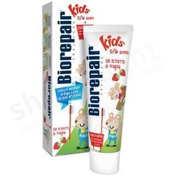 BIOREPAIR KIDS - Pasta dla dzieci bez fluoru z wyciągiem z poziomki  50ml