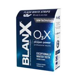 BLANX O3X Flash White Strips -  Profesjonalne wybielające paski do zębów - 10 sztuk 