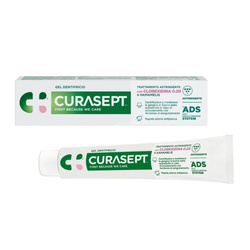 CURASEPT ADS720 Astringent Oczar Wirginijski - Pasta do zębów z chlorheksydyną na zapalenie dziąseł ściągająca 75 ml