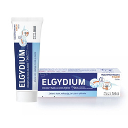 ELGYDIUM Timer edukacyjna pasta do zębów dla dzieci zmieniająca kolor od 3 lat  50 ml