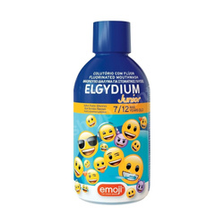 Elgydium Junior EMOJI - płyn do płukania jamy ustnej dla dzieci 7-12 lat z fluorem 500 ml