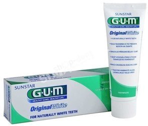 GUM Butler OriginalWhite - Wybielająca pasta do zębów z krzemionkowymi mikroperełkami 75ml