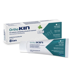 KIN OrthoKin Mint - miętowa pasta do zębów dla osób z aparatem ortodontycznym 75 ml