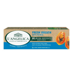 L'Angelica Świeży Oddech z Papają - naturalna odświeżająca pasta do zębów bez fluoru 75 ml