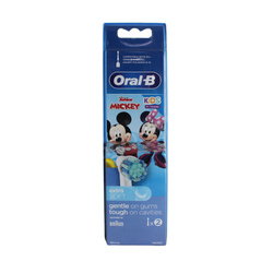 ORAL-B Kids 3+ Mickey Extra Soft końcówki do szczoteczek elektrycznych dla dzieci 2 sztuki