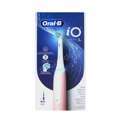 Oral-B iO 3 Blush Pink szczoteczka elektryczna magnetyczna różowa