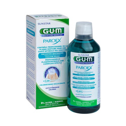 Sunstar GUM ParoeX - Płyn do codziennego stosowania z chlorheksydyną 0,06% na dziąsła  500ml