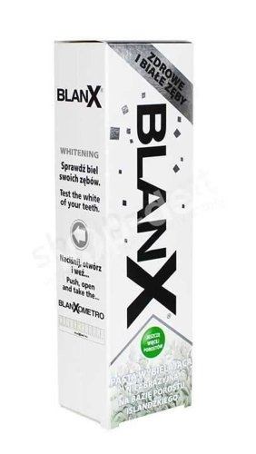 BLANX Whitening Zdrowe i białe zęby - pasta wybielająco-ochronna - 75 ml