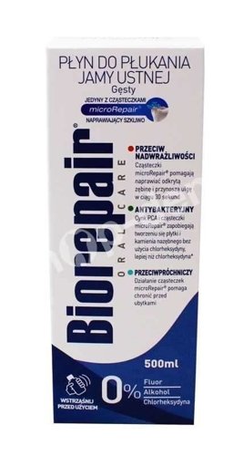 BioRepair Plus - Remineralizujący płyn do płukania jamy ustnej  500ml