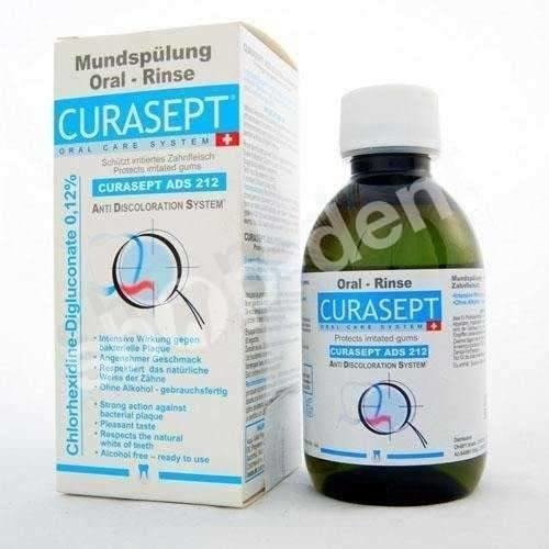 CURASEPT ADS 212 - Płyn do płukania jamy ustnej z chlorheksydyną 0.12% 200ml
