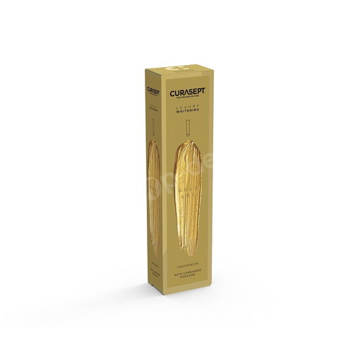 CURASEPT Gold Luxury - Wybielająca pasta do zębów z cząsteczkami złota 75 ml