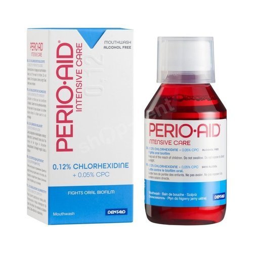 DENTAID PERIO AID Intensive Care Płyn do płukania jamy ustnej  z chlorheksydyną 0,12% - 150ml